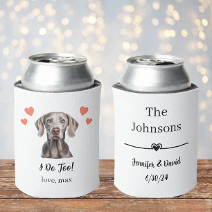 Rafraîchisseur Pour Canette Weimaraner Mariage pour animaux de compagnie peut