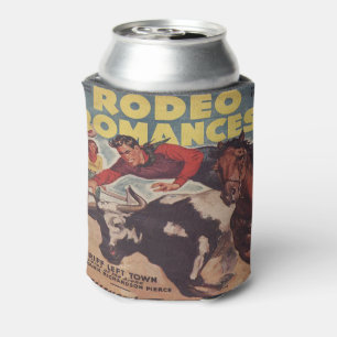 Rafraîchisseur Pour Canette Western Rodeo Cowboy Steer Lutte Rodéo Romance