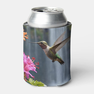 Rafraîchisseur Pour Canette "Whispers of Nature : Hummingbird, Cascade