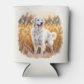 Rafraîchisseur Pour Canette White Golden Retriever Dog