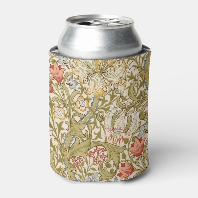 Rafraîchisseur Pour Canette William Morris Lily Art Nouveau Floral (Can devant)