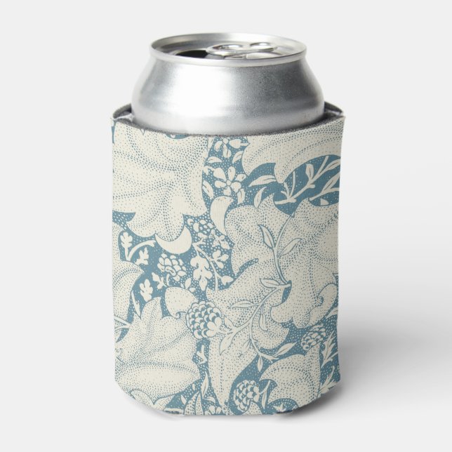 Rafraîchisseur Pour Canette William Morris Wallflower bleu damas floral (Can devant)