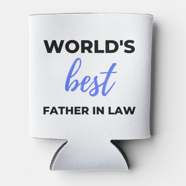 Rafraîchisseur Pour Canette World's Best Father In Law 2 (Devant)