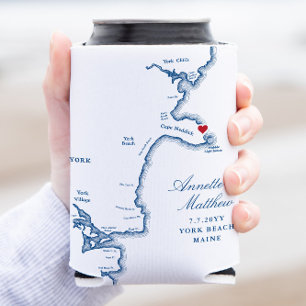 Rafraîchisseur Pour Canette York Maine Carte Mariage Favor Boire