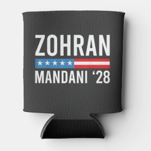 Rafraîchisseur Pour Canette Zohran Mamdani Candidat à la Mairie de NYC Drapeau