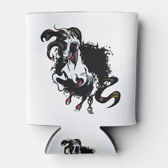Rafraîchisseur Pour Canette Zombie Unicorn Standing (Devant)