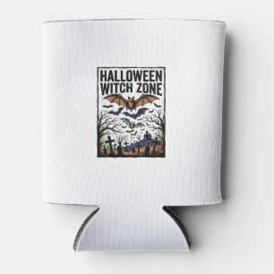 Rafraîchisseur Pour Canette Zone de sorcière d'Halloween Dessin de chauves-sou