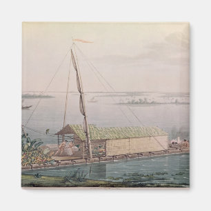 Raft on the Guayaquil River Magnet