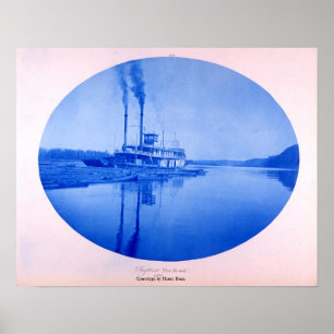 Raftboat "Ten Brook", 1885 Poster