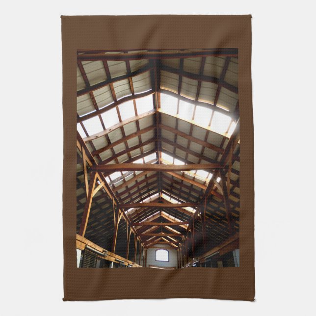 Rafters Kitchen Towel (Vertical)