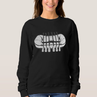 Rafting Boating Mountains White Water Boating Cano Sweatshirt