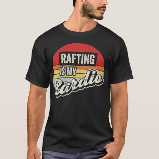 Rafting Is My Cardio Vintage Retro Raft River Prem T-Shirt