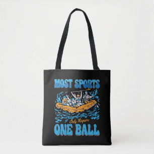 Rafting Most Sports Kayak Paddling Canoe Paddle Tote Bag