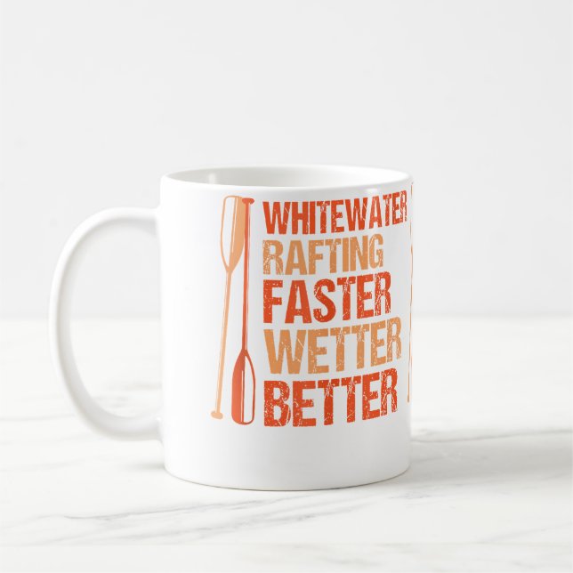 Rafting Whitewater Coffee Mug (Left)