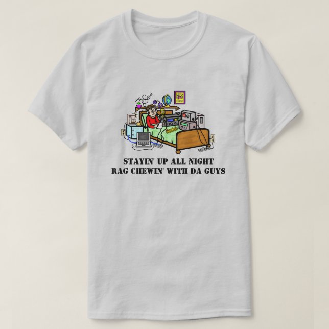 Rag Chewing Avec Le T-Shirt De La Radio De Jambon  (Design devant)