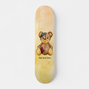 Rag Doll Bear Personalized Skateboard