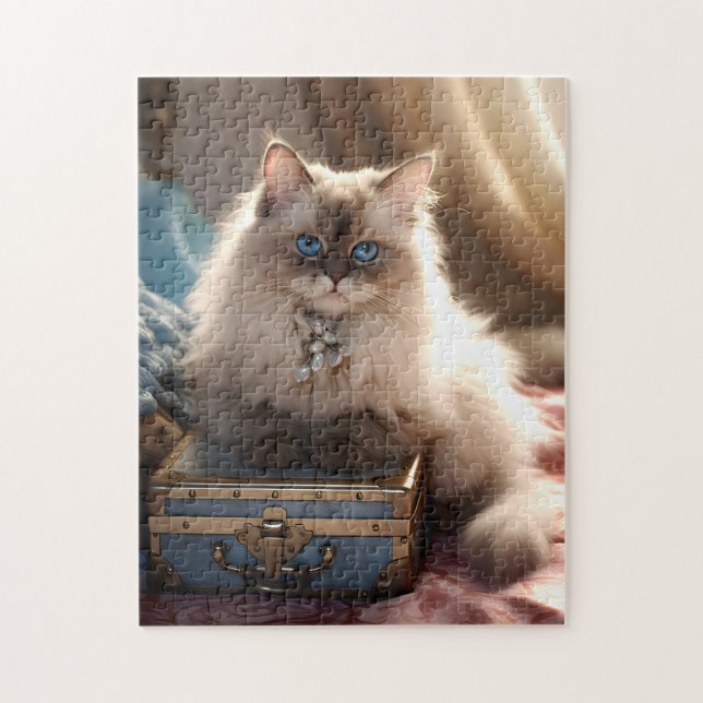 Rag Doll Cat  Jigsaw Puzzle (Vertical)