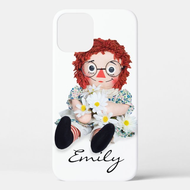 Rag Doll with daisies Case-Mate iPhone Case (Back)