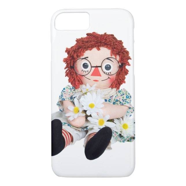 Rag Doll with daisy bouquet Case-Mate iPhone Case (Back)