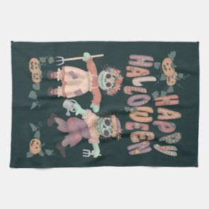 Rag Doll Zombies - Serviette de cuisine Joyeux Hal