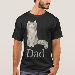 Ragamuffin Cat Dad  Ragamuffin Cat Daddy Cat Fathe T-Shirt