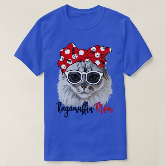 Ragamuffin Cat Shirt Ragamuffin Cat Mom Bandana (Design Front)