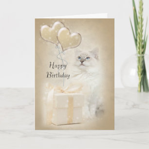 Ragdoll Birthday Card