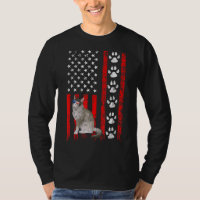 Ragdoll Cat 4th Of July Patriotic American Flag Pa