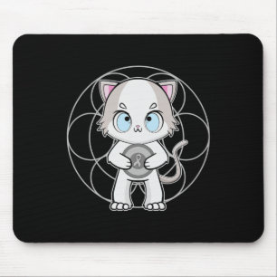 Ragdoll Cat Anime Kitten Dyslexia Awareness  Mouse Pad
