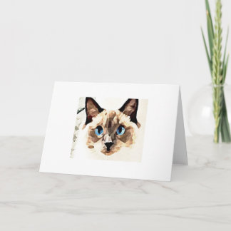 Ragdoll Cat Card