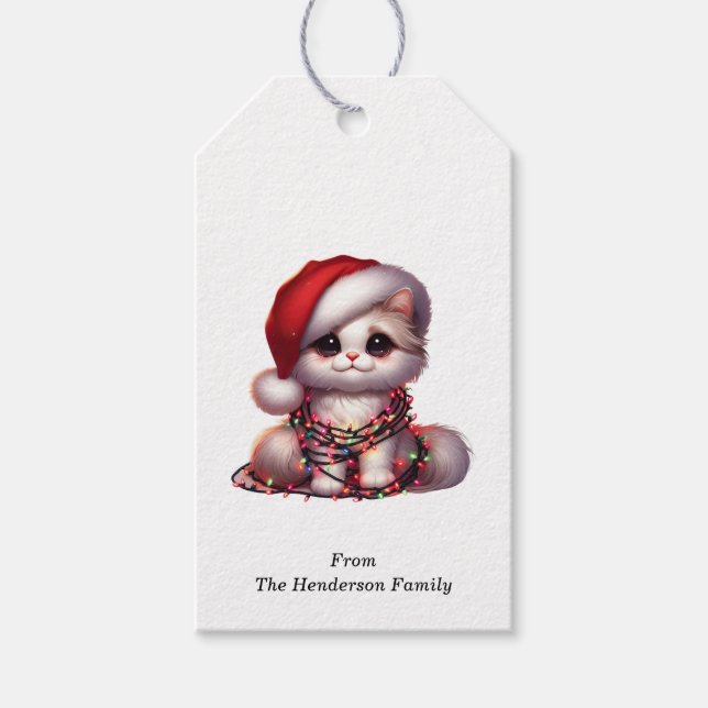 Ragdoll Cat Gift Tags (Front)