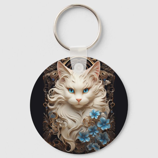 Ragdoll cat keychain (Front)