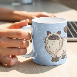 Ragdoll Cat Mom Personalized Coffee Mug