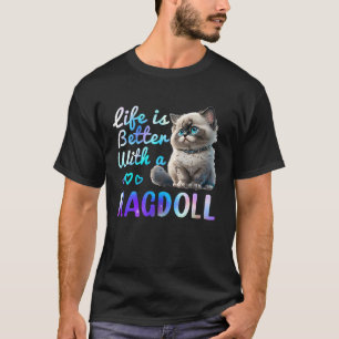 Ragdoll Cat Owner For Ragdoll Mom Ragdoll Dad T-Shirt