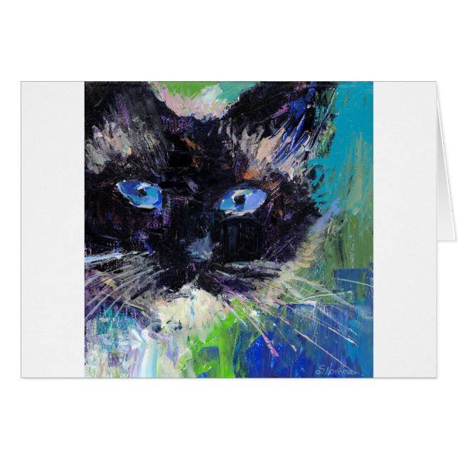 Ragdoll cat painting (Front Horizontal)