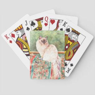 "Ragdoll" cat Playing Cards