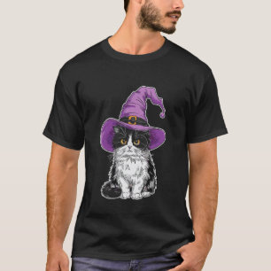 Ragdoll Cat Witch Halloween T-Shirt