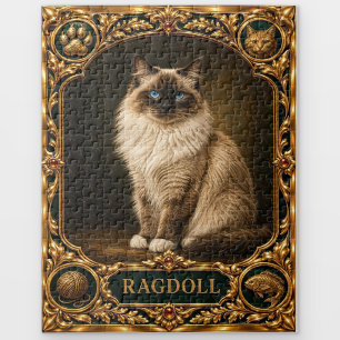 Ragdoll, Jewelled Heirloom Art Jigsaw Puzzle
