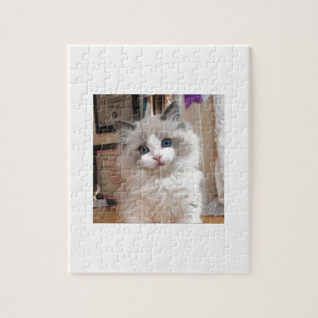 Ragdoll Kitten Cutie Jigsaw Puzzle (Vertical)