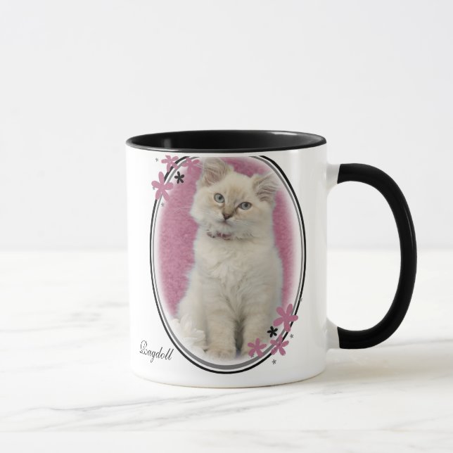 ragdoll mug pink (Right)