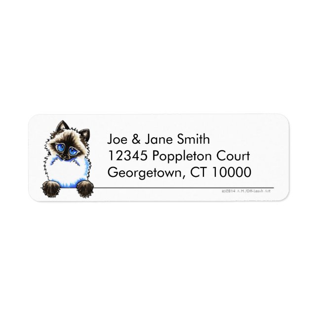 Ragdoll Ragamuffin Cat Clean and Simple (Front)