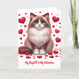 Ragdoll Romance: Valentine's Day Holiday Card