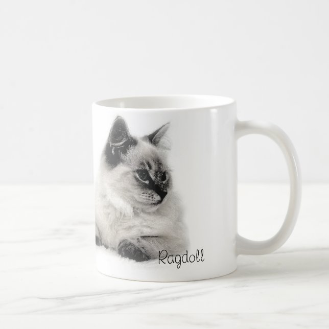 ragdoll sketch mug (Right)