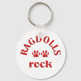 Ragdolls Rock Keychain