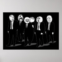 Rage Comic Meme Faces Walking. Me Gusta.