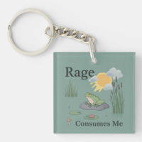 Rage Consumes Me Frog Pond Meme Frog Vintage Style