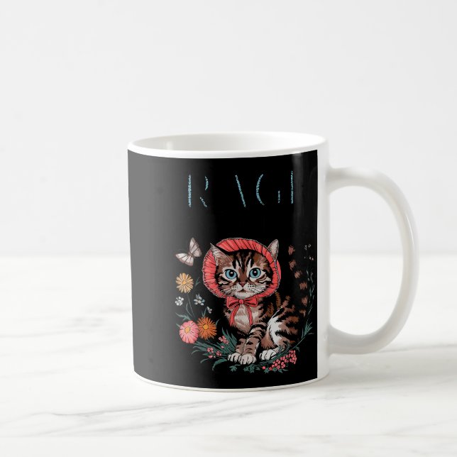 Rage Consumes Me Funny Cat Meme  Coffee Mug (Right)