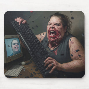 Rage Error: System Failure - Ctrl Alt Delirium Mouse Pad