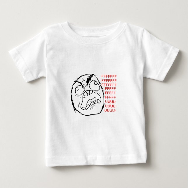 Rage Face Original Baby T-Shirt (Front)