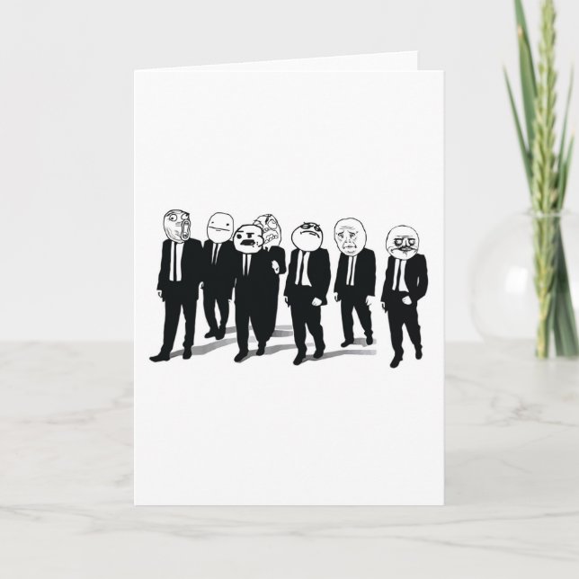 Rage Gang Greeting Card (Front)